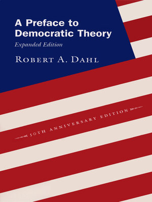 cover image of A Preface to Democratic Theory